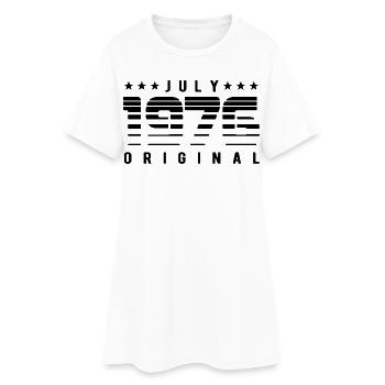 Édition Originale Édition Limitée Juillet 1976 Anniversaire - Robe T-shirt Femme - blanc - Devant