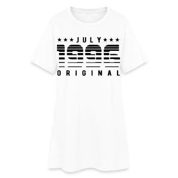Original Limited Edition July 1996 Birthday - Women’s T-Shirt Dress - white - Front