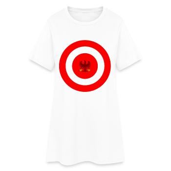Target Eagle Emblem Austria - Women’s T-Shirt Dress - white - Front
