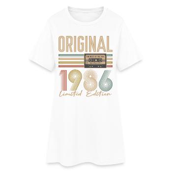 40e anniversaire, 40 ans - Robe T-shirt Femme - blanc - Devant