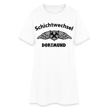 Hammerflügel Dortmund Wappen Emblem - Frauen T-Shirt-Kleid - Weiß - Vorne