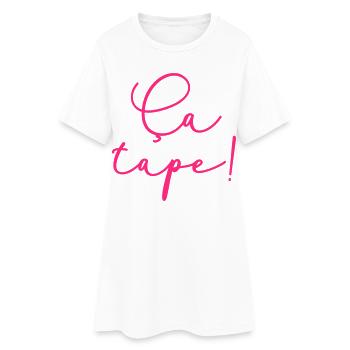It's Hitting - What Heat - Women’s T-Shirt Dress - white - Front