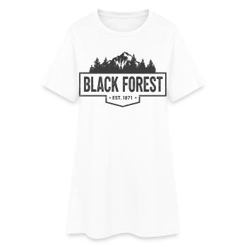 Insigne vintage de la Forêt-Noire | Forêt-Noire - Robe T-shirt Femme - blanc - Devant