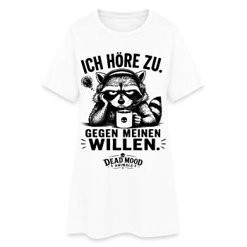 Geschenk für Kollegen Sarkasmus Humor  - Frauen T-Shirt-Kleid - Weiß - Vorne