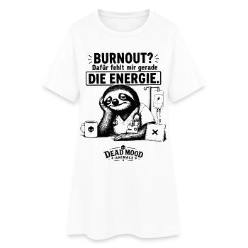 Medizin- und Bürohumor | Sarkasmus Geschenk - Frauen T-Shirt-Kleid - Weiß - Vorne