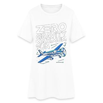 Pilote privé Pilote d’aéronef en apesanteur maximal - Robe T-shirt Femme - blanc - Devant