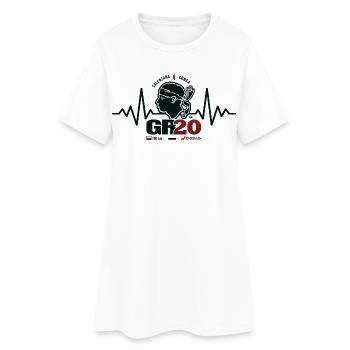 GR20 randonnée Corse trekking - Robe T-shirt Femme - blanc - Devant