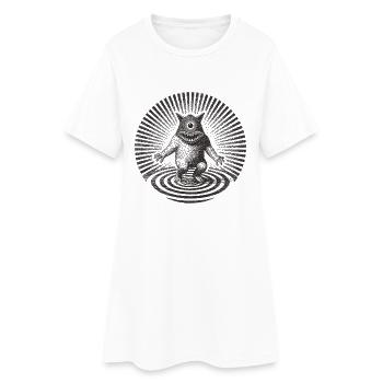 Ascendances démoniaques intérieures - Robe T-shirt Femme - blanc - Devant
