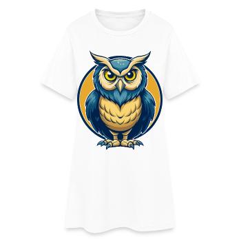 Mascotte de Fox Kawaii Logo clipart de personnage de dessin animé - Robe T-shirt Femme - blanc - Devant