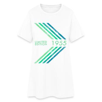 1955 Limited Edition Geburtstag Herren Damen Sport - Frauen T-Shirt-Kleid - Weiß - Vorne
