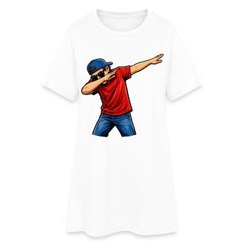 Dabbing Americans - Women’s T-Shirt Dress - white - Front