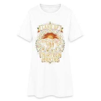Ethiopia Ethiopian Thirteen Months - Women’s T-Shirt Dress - white - Front