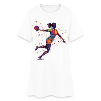 Handball Handball Player Handball Coach Fan Gift - Women’s T-Shirt Dress - white - Front