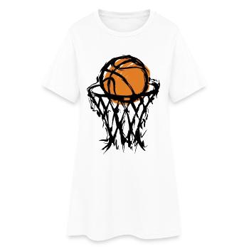 Basketball - Women’s T-Shirt Dress - white - Front