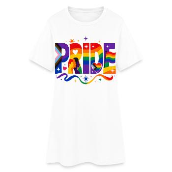 Pride Spruch für LGBTQ Aktivisten & Fans - Frauen T-Shirt-Kleid - Weiß - Vorne