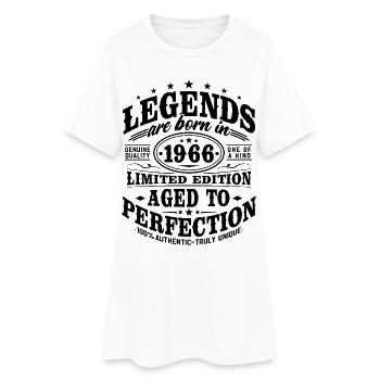 1966 Vintage Vintage Birthday Gift Retro - Women’s T-Shirt Dress - white - Front