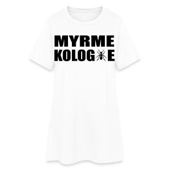 Ameisen Myrmekologie Insekten - Frauen T-Shirt-Kleid - Weiß - Vorne