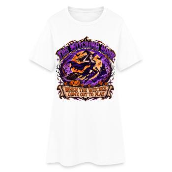 Witching Hour Witch Play Scene - Women’s T-Shirt Dress - white - Front