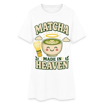 Matcha Made in Heaven - Women’s T-Shirt Dress - white - Front