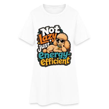 Poodle - Women’s T-Shirt Dress - white - Front