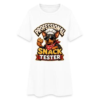 Miniature Pinscher - Women’s T-Shirt Dress - white - Front