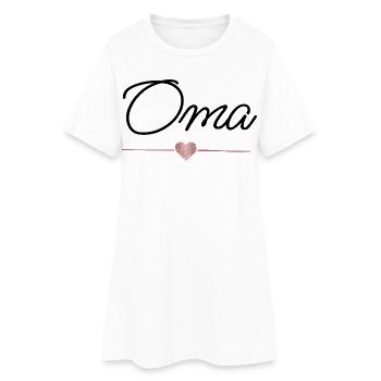 Grand-mère Cadeau de Cœur Meilleure Grand-mère - Robe T-shirt Femme - blanc - Devant