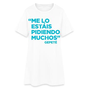 INFLUENCEUR GPT - Robe T-shirt Femme - blanc - Devant