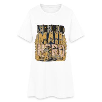 Neighborhood Mail Hero Postman Route Pride Humor - Frauen T-Shirt-Kleid - Weiß - Vorne