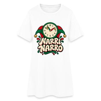 Narri Narro Fasnet 11:11 T-Shirt - Frauen T-Shirt-Kleid - Weiß - Vorne