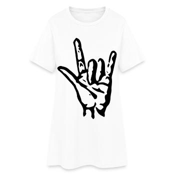 Cool - Robe T-shirt Femme - blanc - Devant