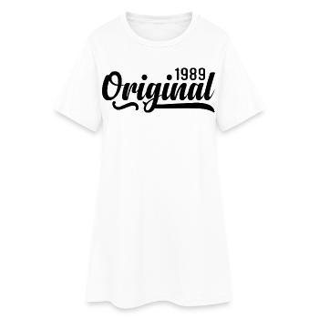 1989 Birthday 36 years old, retro 1989 - Women’s T-Shirt Dress - white - Front