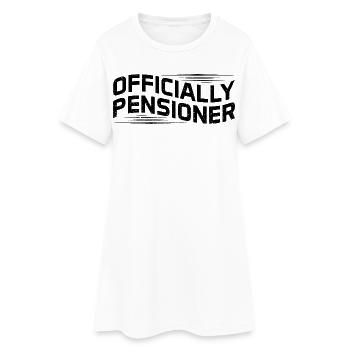 Retraite officiellement retraitée retraite - Robe T-shirt Femme - blanc - Devant