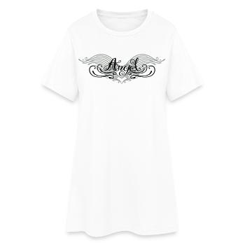 Ailes d'ange - Robe T-shirt Femme - blanc - Devant