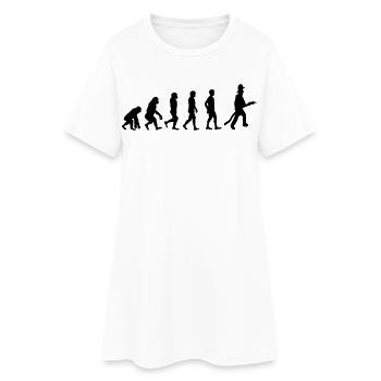 Évolution de l’incendie - Robe T-shirt Femme - blanc - Devant