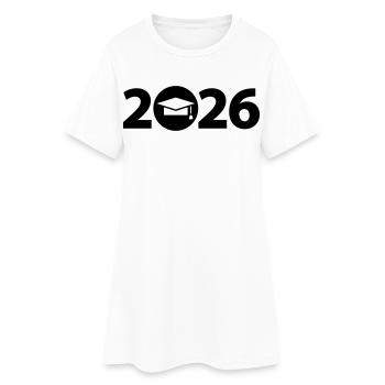 Remise des diplômes 2026, Abi 2026, remise des diplômes 2026 - Robe T-shirt Femme - blanc - Devant
