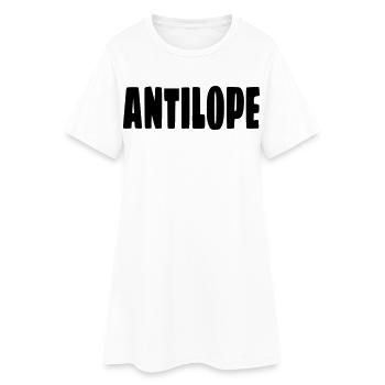 Antilope. Pour les personnes en fauteuil roulant avec humour # - Robe T-shirt Femme - blanc - Devant