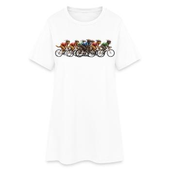 Vélo de route Vélo Vélo Sport Vélo VTT - Robe T-shirt Femme - blanc - Devant