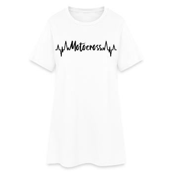 Motocross Pulse Line - Robe T-shirt Femme - blanc - Devant