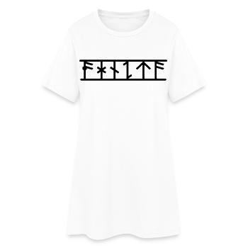 Agneta - Women’s T-Shirt Dress - white - Front