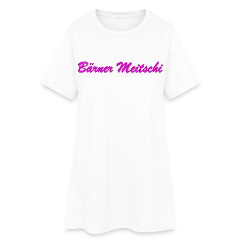 Bärner Meitschi - Robe T-shirt Femme - blanc - Devant