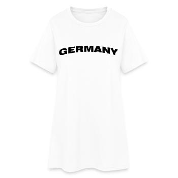 Germany - Women’s T-Shirt Dress - white - Front