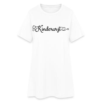 Kinderarzt - Frauen T-Shirt-Kleid - Weiß - Vorne