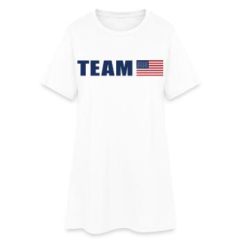 Team USA - Women’s T-Shirt Dress - white - Front