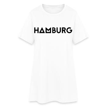 HAMBOURG - Robe T-shirt Femme - blanc - Devant