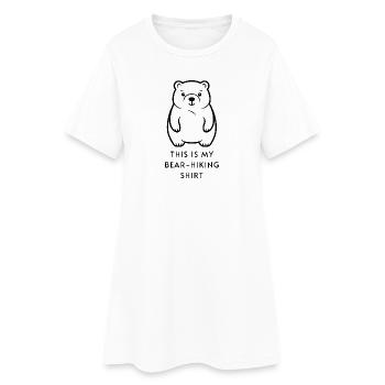 C’est ma chemise de randonnée d’ours - Robe T-shirt Femme - blanc - Devant