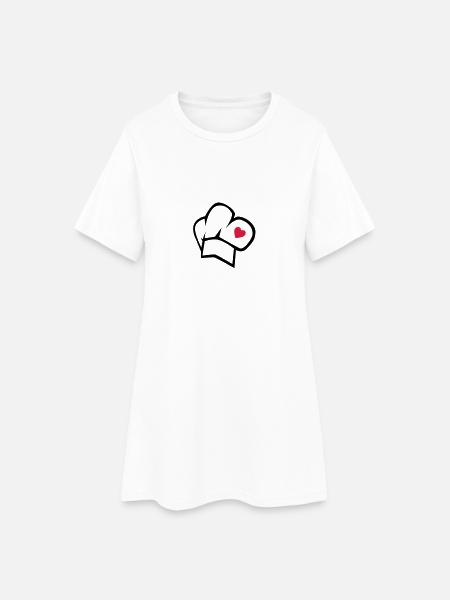 cook - Women’s T-Shirt Dress - white