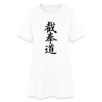 Jeet Kune Do_kanji - Frauen T-Shirt-Kleid - Weiß - Vorne