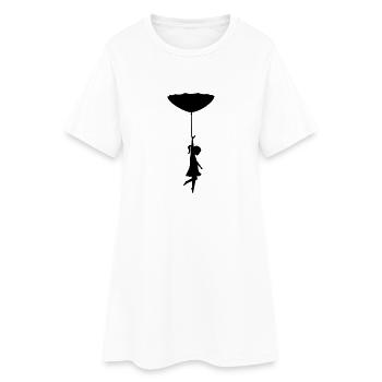 all good things come from above - Women’s T-Shirt Dress - white - Front