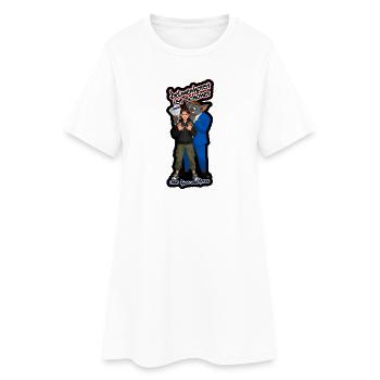 Delmenhorst ist schöner ohne Hass und Hetze 2 - Frauen T-Shirt-Kleid - Weiß - Vorne