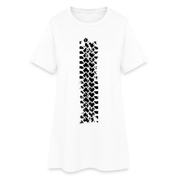 Burn to be wild 1 - Robe T-shirt Femme - blanc - Devant